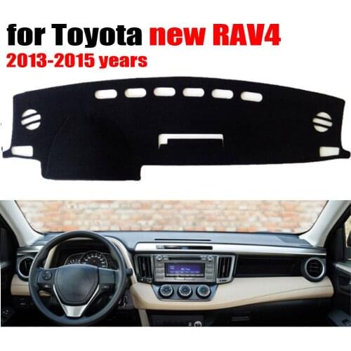 Car dashboard cover mat for TOYOTA new RAV4 2013 2014 2015 Left hand drive dashmat pad dash mat covers dashboard accessories
