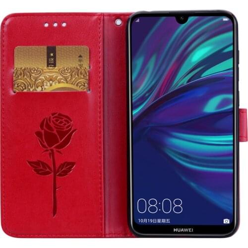 Flip Leather Case for Fundas Huawei Y7 2019 case For Y7 2019 Coque Huawei Y 7 Y7 Prime 2019 Stand Wallet Cover Mobile Phone Bag