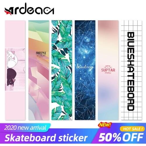 Longboard Sandpaper 122*26cm Double Rocker Skateboard Electric Deck Scooter skate board Skin Grip Tape Cruiser Abrasive Paper