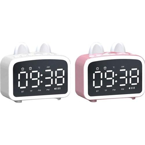 JABS Multifunctional LED Digital Alarm Clock, Bluetooth Speaker With FM Radio, Wireless Music Player, Snooze Function