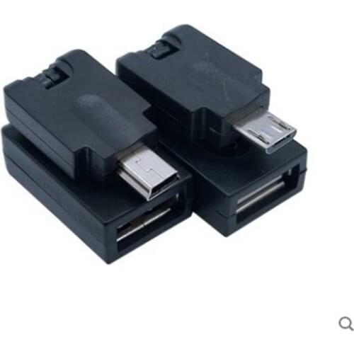 Mini&Micro USB Male to USB Female Converter Connector Transfer data Sync OTG Adapter for Car AUX MP3 MP4 Tablets Phones U-Disk