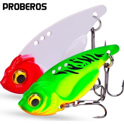 1PC Metal VIB Fishing Lures 7g/10g/15g Spinner Spoon Crankbait Vivid Vibrations Bass Artificial Hard Lure Tackle