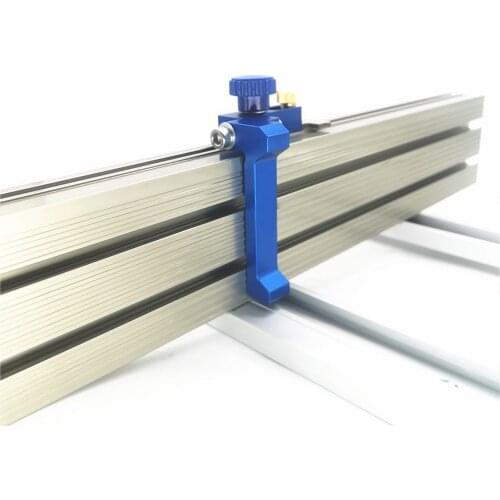 Woodworking Profile Fence and T Track Slot Sliding Brackets Miter Gauge Connector for Woodworking Router/Saw Table Benches