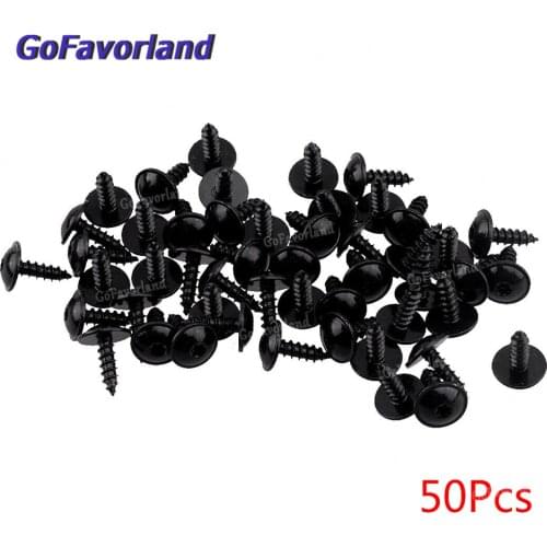 50Pcs Car Engine Under Cover Splash Guard Self-tapping Screws 5mm N90974701 For Audi A4 A3 A5 A6 A7 A8 Q5 For VW Golf Passat