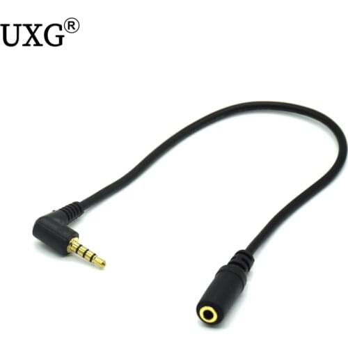 3.5mm Adapter Connector TRS toTRRS Converter Cable 3 Pole TRS Female to 4 Pole TRRS Male For Microphone Accessories