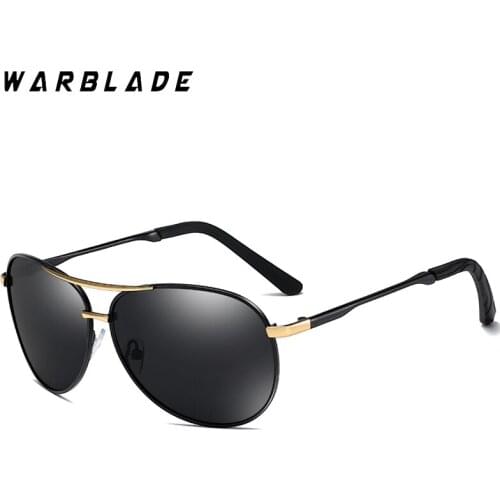 WarBLade High Quality Men Fashion Polarized Sunglasses Women Brand Design Classic Pilot Sun Glasses Male Driving Goggles Oculos