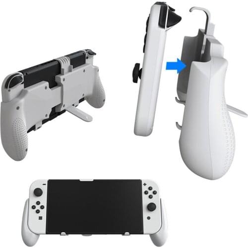 Retractable Grip Cover Anti-Scratch Portable Cover Accessories For Switch OLED/Switch/Switch Lite Standing Hand Grip Protective