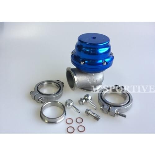 WASTEGATE 44MM V-BAND WASTEGATE BLUE F44 Air Cooled Blue