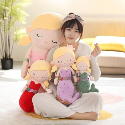 1pc Multi Size Kawaii Sleeping Mermaid Plush Toys Soft Sleeping Princess Stuffed Doll Sofa Pillow For Children Girls Present