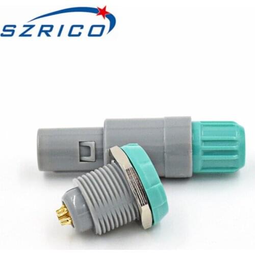 1P PAG PKG 2 3 4 5 6 7 8 10 12 14 pin 0/40/60/80 degree Plastic Circular Plug and Socket Medical Cable Power Connectors