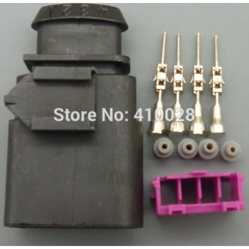 30sets 4Pin male car connector,Car Intake air pressure sensor plug,Car waterproof electrical connector for VW Audi etc