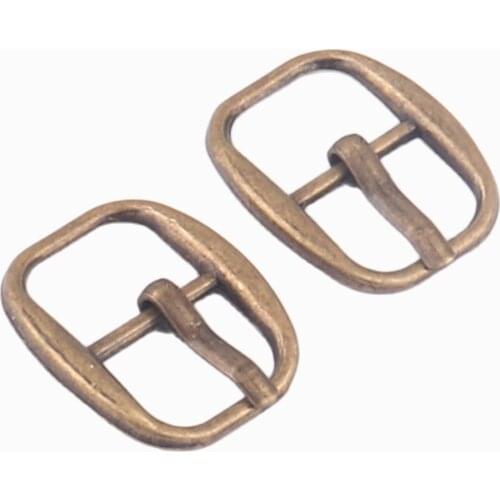 Bronze pin buckle Center Bar Buckle 10pcs 10mm Slide Buckle suspender adjustable slide buckle slide adjusters Movable Center Bar