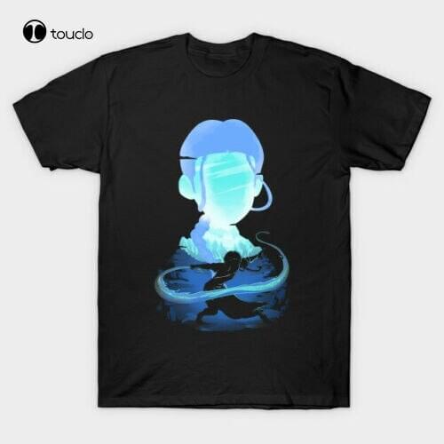 Katara The Waterbender Avatar The Last Airbender Black T-Shirt Aang Zuko Master Tee Shirt
