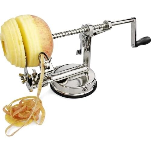 Hot sale Cast Magnesium Apple/Potato Peeler by Spiralizer, Durable Heavy Duty Die Cast Magnesium Alloy Apple/Potato Peeler Corer