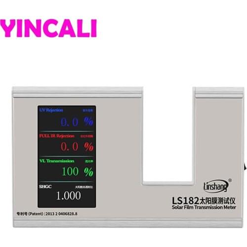 Solar Film Transmission Meter LS182 UV, IR, Visible light transmission value of the sample will simultaneously display