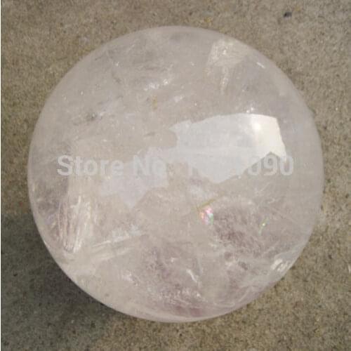 Xd j00240 NATURAL CLEAR beautiful QUARTZ CRYSTAL SPHERE BALL Healing Huge