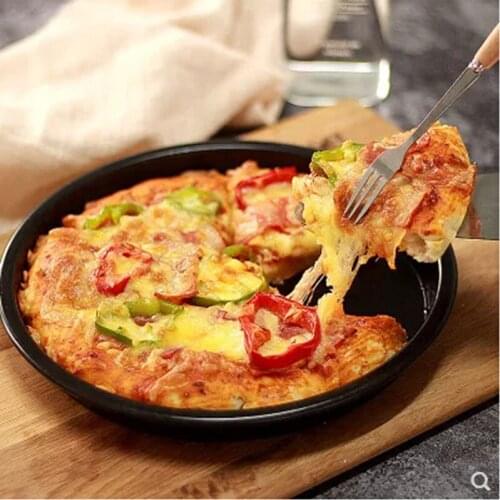 Stainless Steel Nonstick Cake Molds Round Pizza Pan Cake Baking Pastry Cake Pizza Stones Pizza Tools Kitchen Accessories