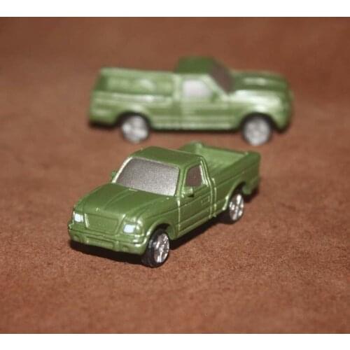 New Special PVC Childrens Cognitive Toys For Children Simulation Plastic Pickup Truck Model Scene Decoration