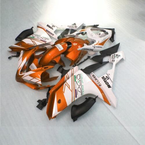 Custom new Injection fairing kit fit for YAMAHA 2007 2008 YZFR1 YZF R1 07 08 white yellow motorcycle fairings body kits YB41