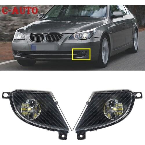 Car Front Bumper Grille Driving Fog Light Lamp Replacement For BMW 5 Series E60 E61 520d 520i 523li 525li 530li 2007 2008 2009
