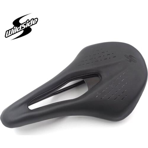Wildside Triathlon Bicycle Saddle MTB Road Bike Racing Saddles Seat Sillin Bicicleta PU Breathable Soft vtt Seat Cushion parts