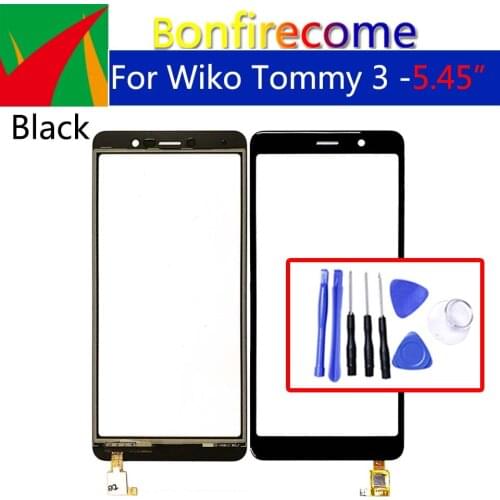 For Wiko Tommy 3 Touch Screen 5.45 inch Touch Panel Digitizer Sensor Replacement For Tommy3 LCD Touch Glass Lens