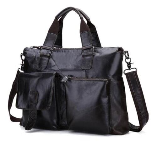 Yesetn bag 111716 mens geniune leather single shoulder business bag tote bag