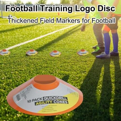 10pcs/lot Football Training Markers Disc Cones Skate Pile Cup Soccer Fitness Sport Training Equipment