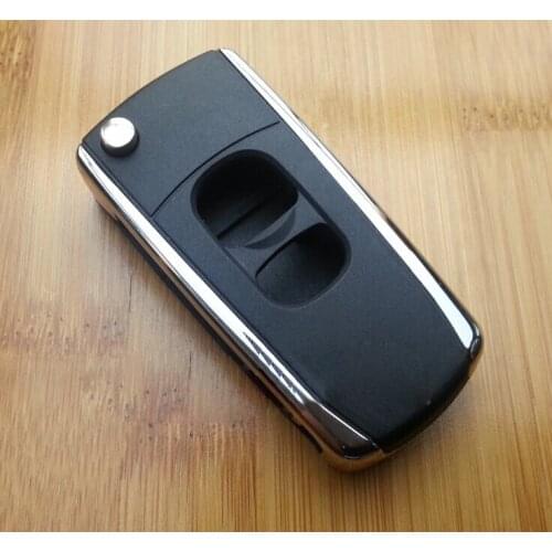 5PCS/lot For Mazda M3 M5 M6 Modified Replacement Flip Folding Remote Key Shell 2 Button Fob Key Case