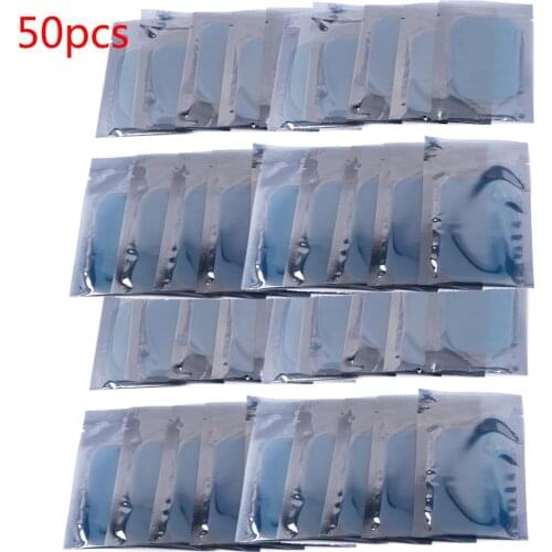 50Pcs Fitness Gel Hydrogel Electrode Pad Stickers Replacement for Muscle Training Massager Abdominal Trainer Muscle Stimulator