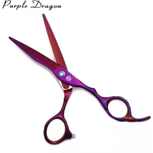 6.0" Sell in Bulk Customize Logo Hair Cutting Scissors for Hairdresser Japanese Steel Thinning Scissors Haircut Scissors Salon