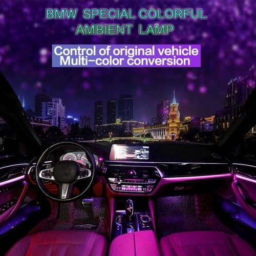 8/11colors car decorative auto ambient light led strip For BMW F25/G01/F26/G02 tuning car accessories X3/X4