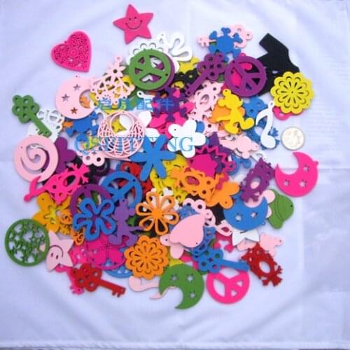 Free shipping!!!sell 4.5CM mix design wood,mix color,christmas decoration,decorative painting wood