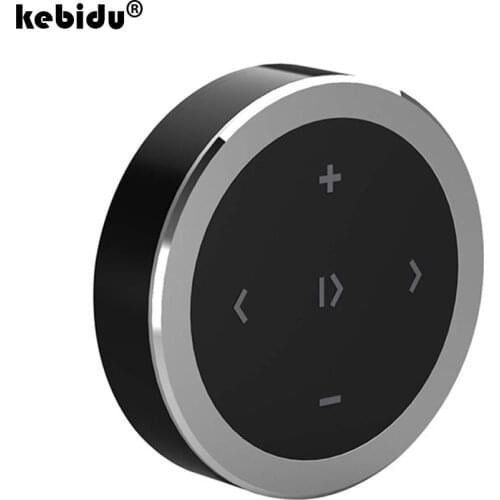 Wireless Bluetooth Remote Control Car Kit Media Button Car Motorcycle Steering Wheel Music Player Controller for iOS/Android