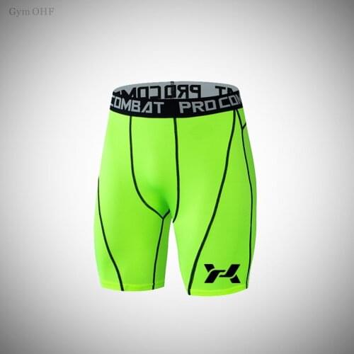 Brand Mens Fitness Shorts Dry Fitness Running Breathable Shorts Men Exercise Tights Sports Gym Training Tights Mens Underwear