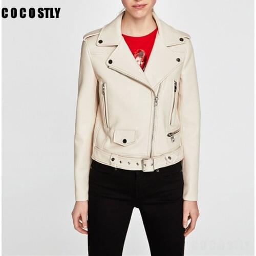 Женские белые куртки COCOSTLY China At AliExpress