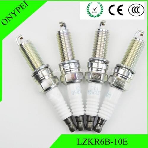 4x 18855-10060 LZKR6B-10E Auto Ignition 1885510060 LZKR6B10E Spark Plug For HYUNDAI KIA 18855 10060 LZKR6B 10E SILZKR6B-10E
