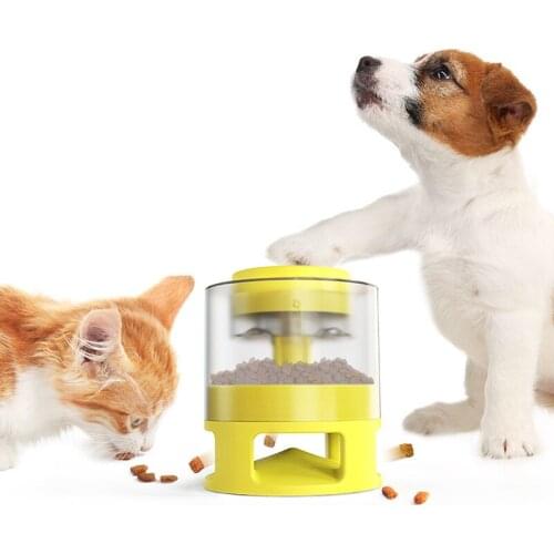 The New Pet Food Leakage Toy Cat Interactive Dog Slow Feeder Interactive Fun Educational Trainer Small Dog Automatic Feeding Toy