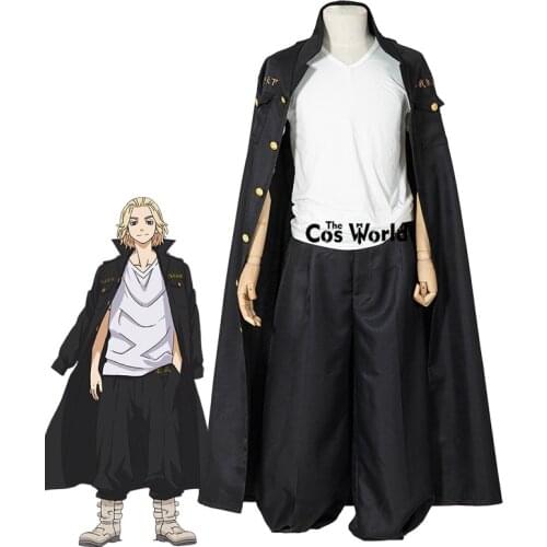 Tokyo Manji Gang Sano Manjiro Mikey Uniform Outfits Anime Cosplay Costumes