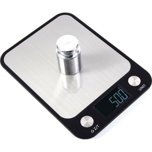 Multifunction Stainless Steel Digital Kitchen Scale LCD Display Food Scale Large LCD Display Compact Kitchen Scale