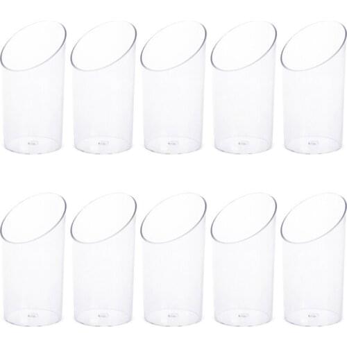 Incline Mousses Desserts Mugs Clear Pudding Cup Party Accessories Wedding Supplies Disposable PS Material Tableware Cups