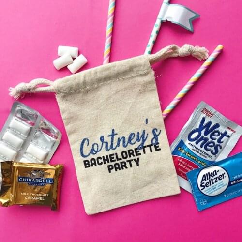 Hangovers kit bag personalized bachelorette party gift bags bridal shower emergency kit hen party welcome bag bridesmaid gift