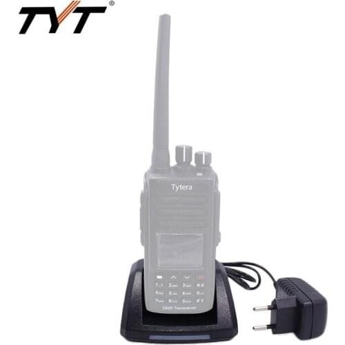 TYT Original Li-ion Battery Charger 110-260V for TYT MD-390 MD-2017 MD-398 VETOMILE V-2017 Walkie Talkie