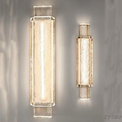 Luxury Crystal LED Wall Lamps Living Room Background Wall Decor Wall Light Bedroom Aisle Hotel Decoration Indoor Light Fixtures