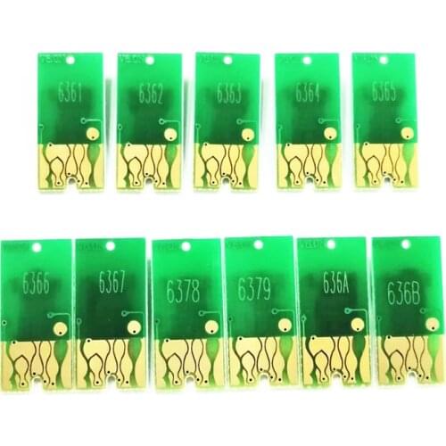 350ML Resettable Chips For Epson Stylus PRO 7700 9700 7710 9710 7890 9890 7908 9908 7900 9900 7910 9910 Printer Cartridge