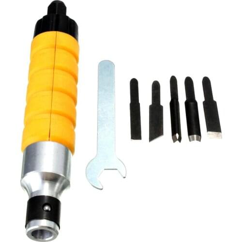 Woodworking Carving Chisel Carving Machine Tool with 5 Carving Blades