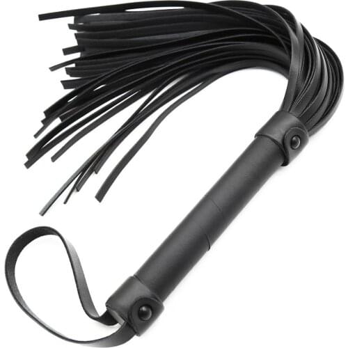 Horse Riding Crop,Soft Faux Leather Harness Handle Whip Teaching Training Tool