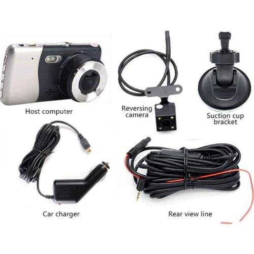 High Quality 4 Inch IPS Large Display Ultra Thin 12.0MP Camera 170 degree wide-angle 6G lens Novatek 96658 AR0330 Sensor Car DVR