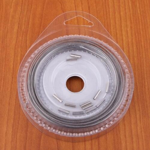 10m Fishing Leaders Stainless Steel Fishing Wire Steel 7 Strands Wire Line