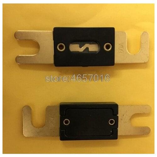 10PCS/LOT High Quality 60A Mini ANL/AFS fuse Nickel Plated for Car Audio